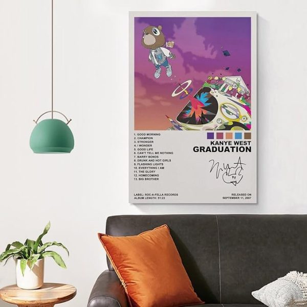 Kanye West Graduation Print Poster