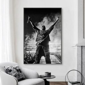 Kanye West Poster, Music Poster, Canvas Poster