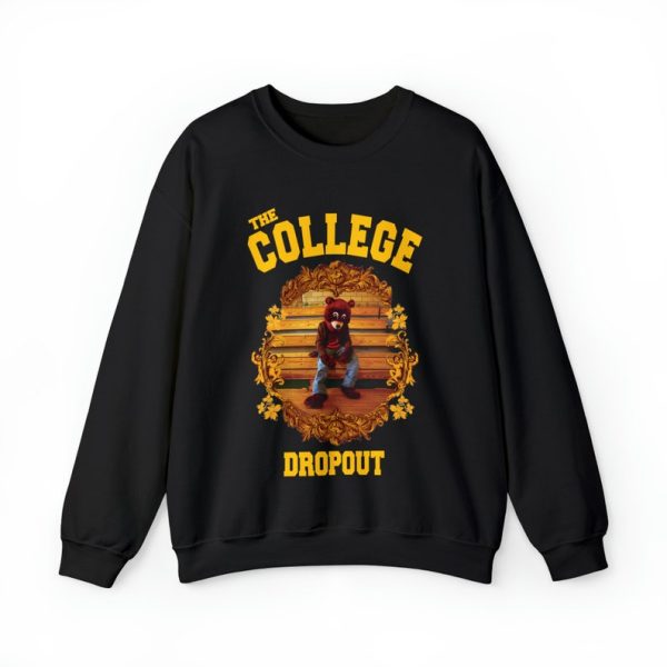 The College Dropout Bear Unisex Heavy Blend Crewneck Sweatshirt - Old Kanye West Inspired - Image 8