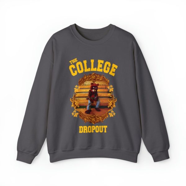 The College Dropout Bear Unisex Heavy Blend Crewneck Sweatshirt - Old Kanye West Inspired - Image 9