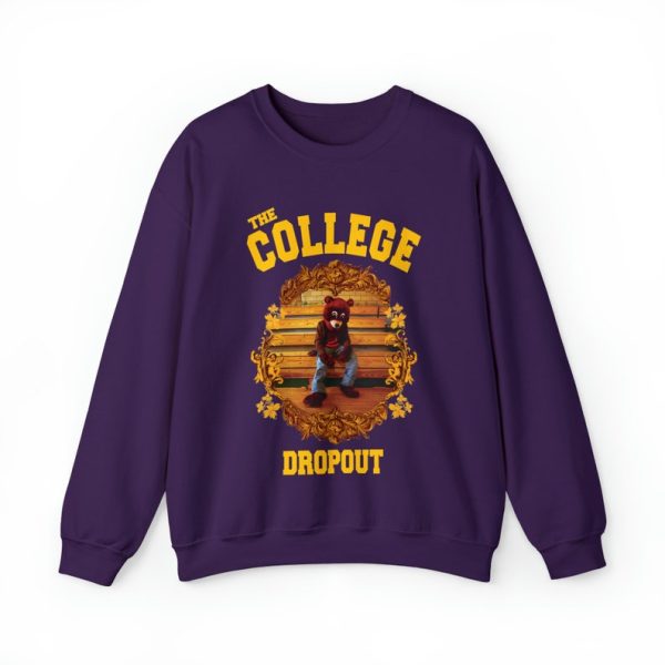 The College Dropout Bear Unisex Heavy Blend Crewneck Sweatshirt - Old Kanye West Inspired - Image 6