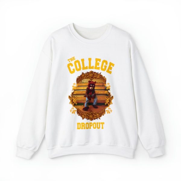 The College Dropout Bear Unisex Heavy Blend Crewneck Sweatshirt - Old Kanye West Inspired - Image 7