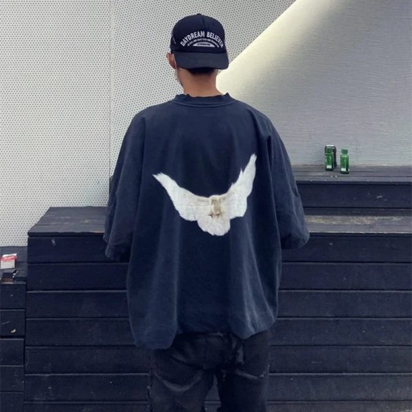 Kanye West DONDA-inspired tee with dove pigeon design