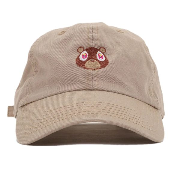 Kanye West Ye Bear snapback cap, unisex summer streetwear hat
