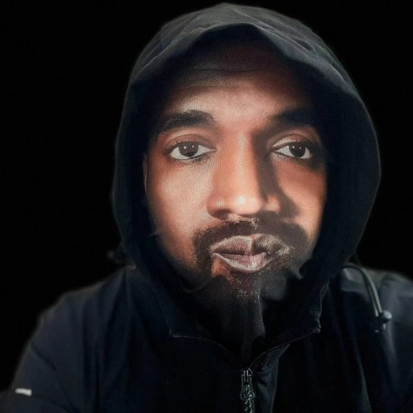 3D printed Kanye West mask, full face elastic mesh, hip hop balaclava