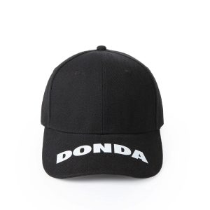 Minimal Kanye West Donda letter print cap, streetwear snapback for men and women