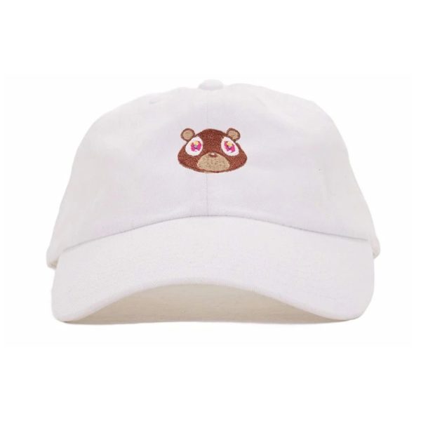 Kanye West Ye Bear snapback cap, unisex summer streetwear hat