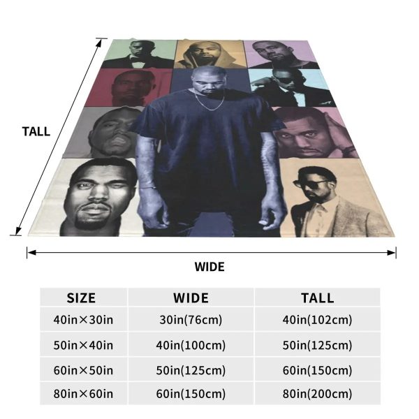 Soft Kanye West eras tour blanket for home and car