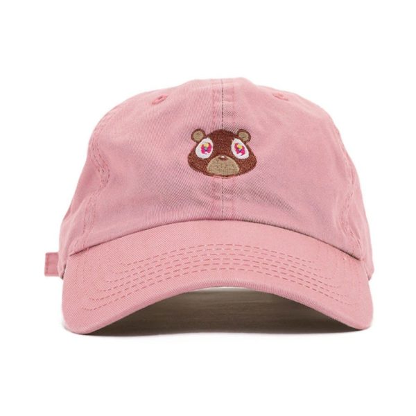 Kanye West Ye Bear snapback cap, unisex summer streetwear hat