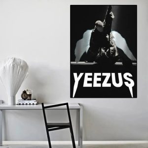 Kanye West Yeezus canvas poster HD hip hop print