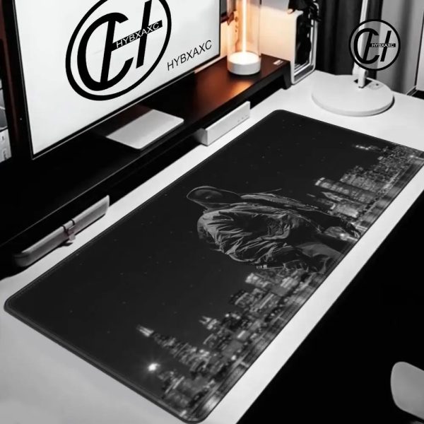 Large Kanye West Vultures 2 mousepad for gaming and office use