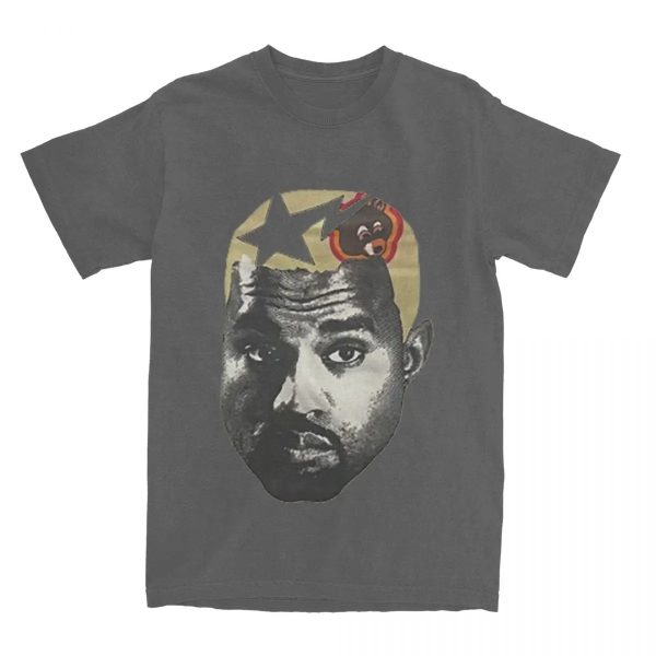 Kanye West Big Head unisex cotton graphic tee
