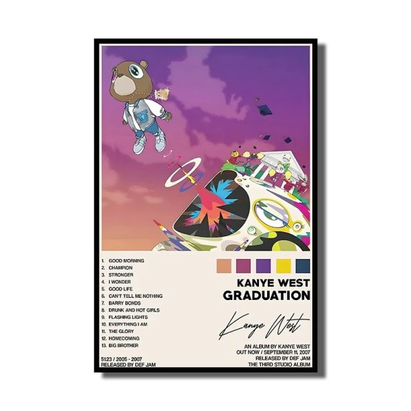 High-definition Kanye West canvas art poster – frameless wall decor