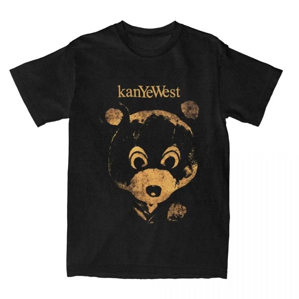 Kanye West College Dropout Bear t-shirt with vintage hip hop graphic