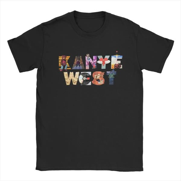 Minimal Kanye West rap tee cotton short sleeve merch