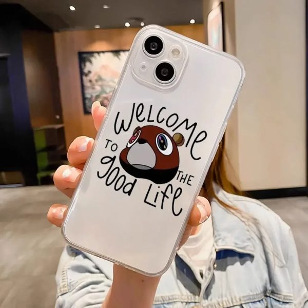 Kanye West Samsung phone case clear back cover for A series