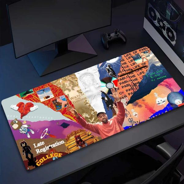 Kanye West mouse pad – large, non-slip, thickened for gaming and office