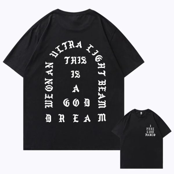Oversized Kanye West unisex vintage streetwear T-shirt