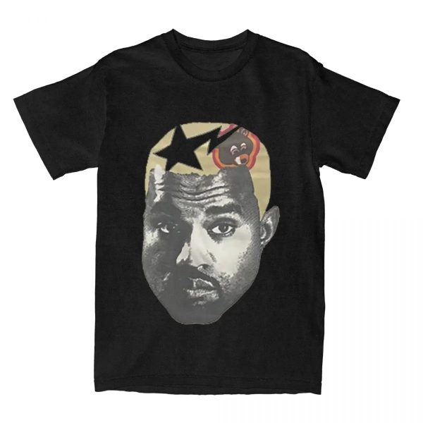 Kanye West Big Head unisex cotton graphic tee