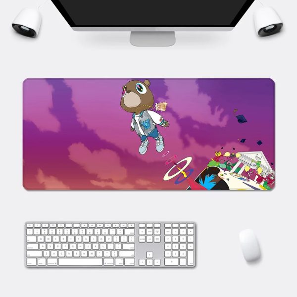 XXL Kanye West Graduation desk mat, high-definition print, non-slip