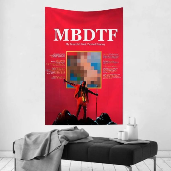 Kanye West tapestry wall cloth, party backdrop