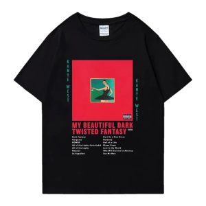 Kanye West My Beautiful Dark Twisted Fantasy vintage T-shirt for men and women