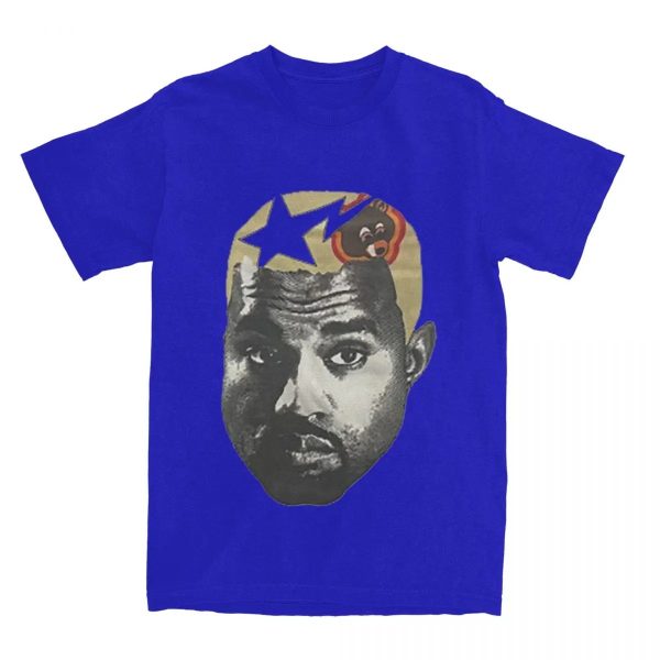 Kanye West Big Head unisex cotton graphic tee