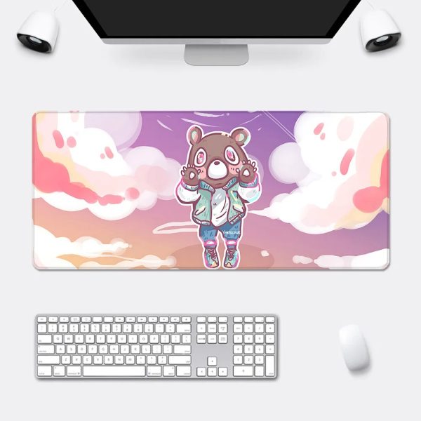 XXL Kanye West Graduation desk mat, high-definition print, non-slip