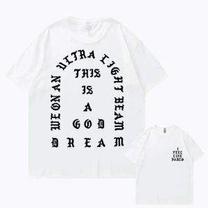 Oversized Kanye West unisex vintage streetwear T-shirt