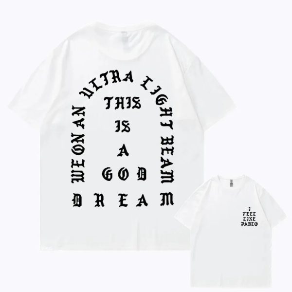 Oversized Kanye West unisex vintage streetwear T-shirt