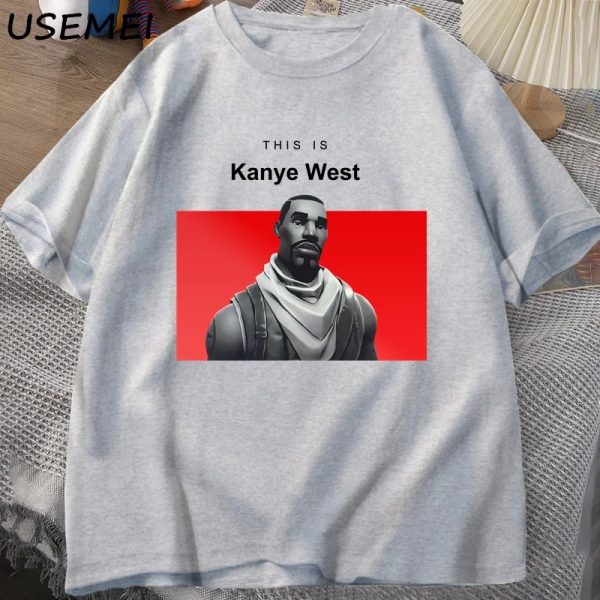 Funny Kanye West vintage cotton t-shirt short sleeve