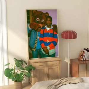 Limited Kanye West movie poster stickers for fans & collectors
