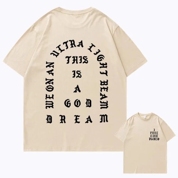 Oversized Kanye West unisex vintage streetwear T-shirt