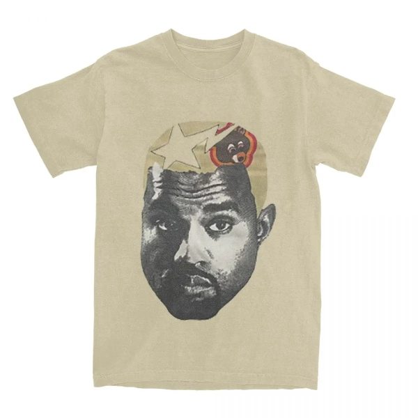Kanye West Big Head unisex cotton graphic tee