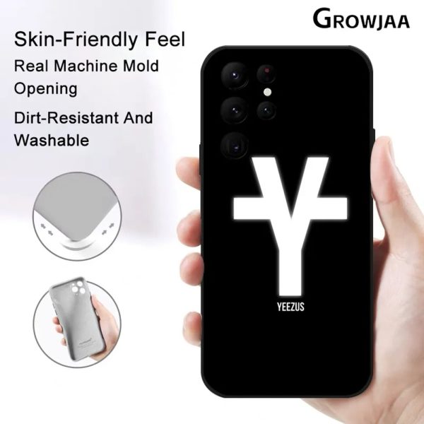 Cool Kanye West phone case for Samsung Galaxy S24 Ultra and S23 Ultra – protective silicone