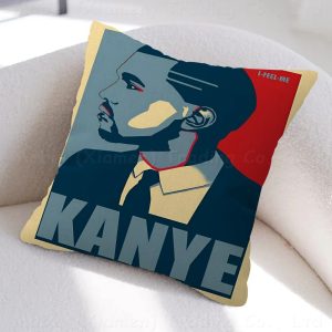 Artistic Kanye West cushion cover for home decoration