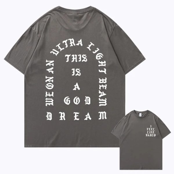 Oversized Kanye West unisex vintage streetwear T-shirt