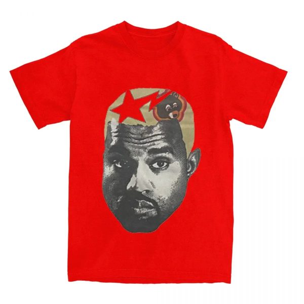 Kanye West Big Head unisex cotton graphic tee