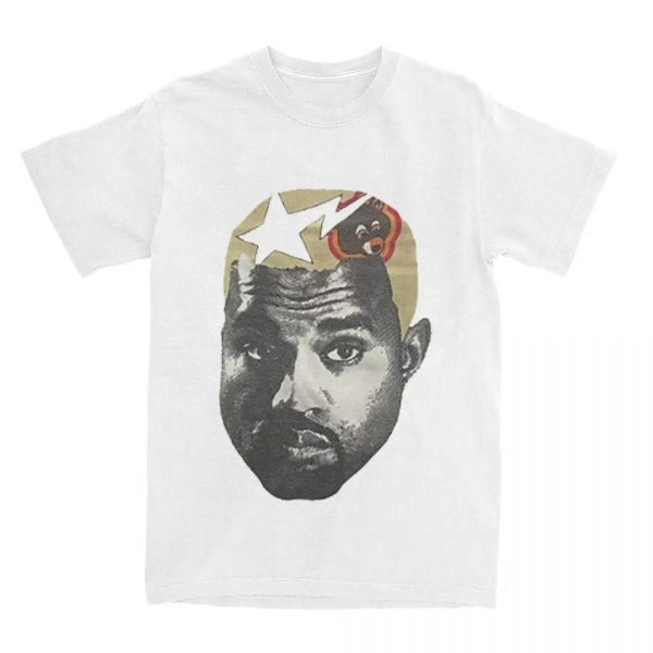 Kanye West Big Head unisex cotton graphic tee