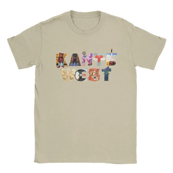 Minimal Kanye West rap tee cotton short sleeve merch