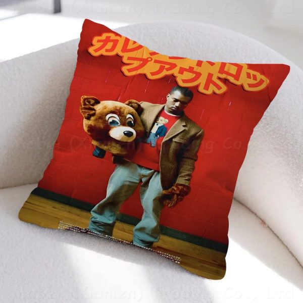 Artistic Kanye West cushion cover for home decoration
