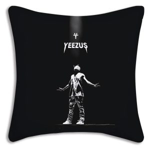 Kanye West Ye pillow cover with double-sided cartoon print