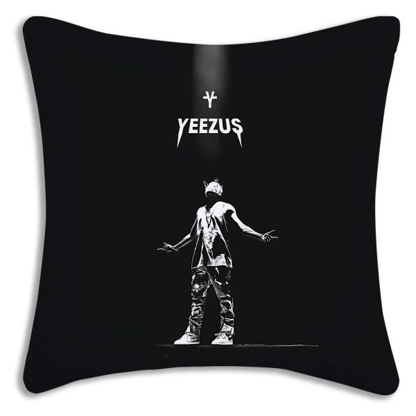 Kanye West Ye pillow cover with double-sided cartoon print
