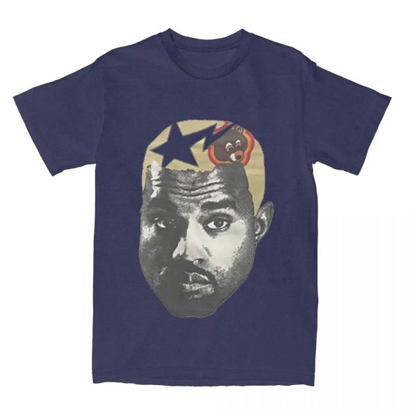 Kanye West Big Head unisex cotton graphic tee