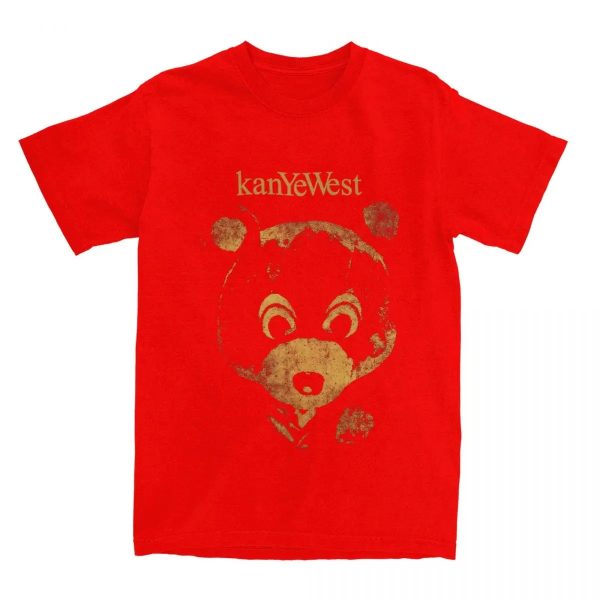 Kanye West College Dropout Bear t-shirt with vintage hip hop graphic