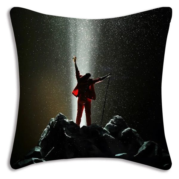 Kanye West Ye pillow cover with double-sided cartoon print
