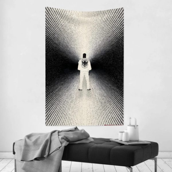 Kanye West wall cloth, hip-hop room decor for creative spaces